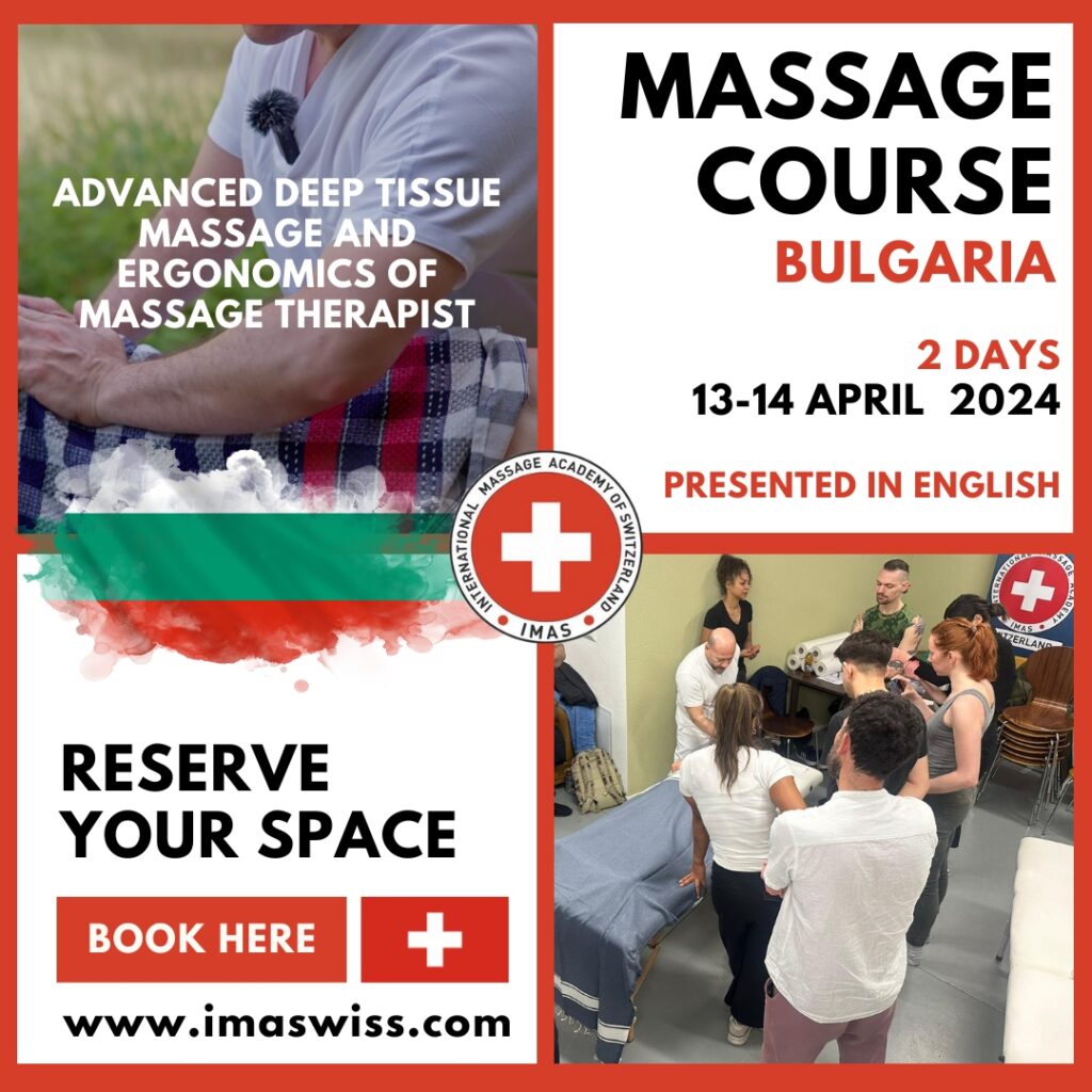 deep tissue massage course Bulgaria English (